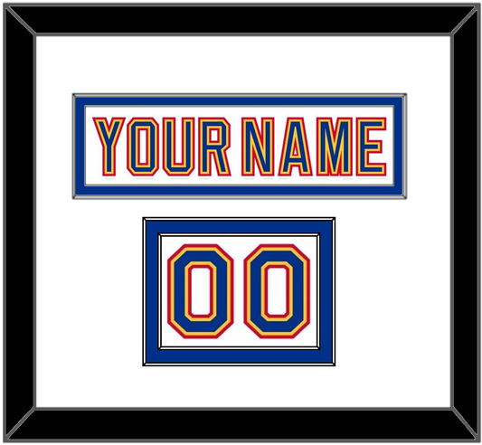 St. Louis Nameplate & Number (Shoulder) - Home White (1992-1995) - Signature Tier 1