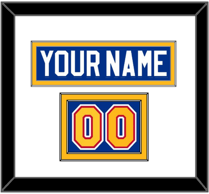 St. Louis Nameplate & Number (Shoulder) - Road Blue (1985-1987) - Signature Tier 1