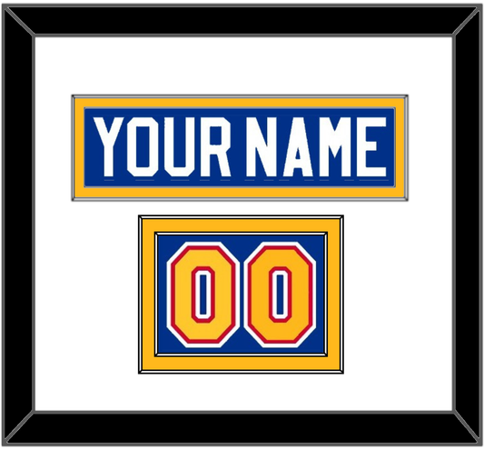 St. Louis Nameplate & Number (Shoulder) - Road Blue (1985-1987) - Signature Tier 1