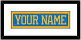 St. Louis Nameplate - Home Blue - Single Mat 1