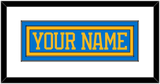 St. Louis Nameplate - Home Blue - Double Mat 1
