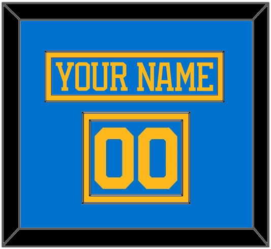 St. Louis Nameplate & Number (Shoulder) - Home Blue - Signature Tier 2