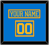 St. Louis Nameplate & Number (Shoulder) - Home Blue - Double Mat 2