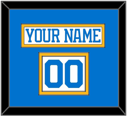 St. Louis Nameplate & Number (Shoulder) - Road White - Signature Tier 2