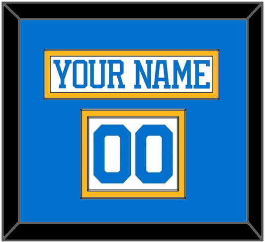 St. Louis Nameplate & Number (Shoulder) - Road White - Signature Tier 2