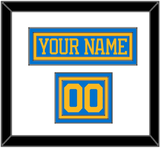 St. Louis Nameplate & Number (Shoulder) - Home Blue - Triple Mat 1