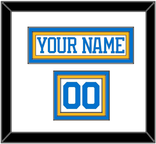 St. Louis Nameplate & Number (Shoulder) - Road White - Premier Tier 1