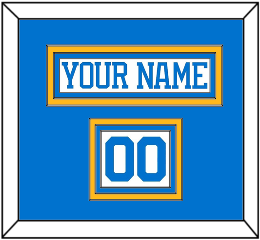 St. Louis Nameplate & Number (Shoulder) - Road White - Premier Tier 2