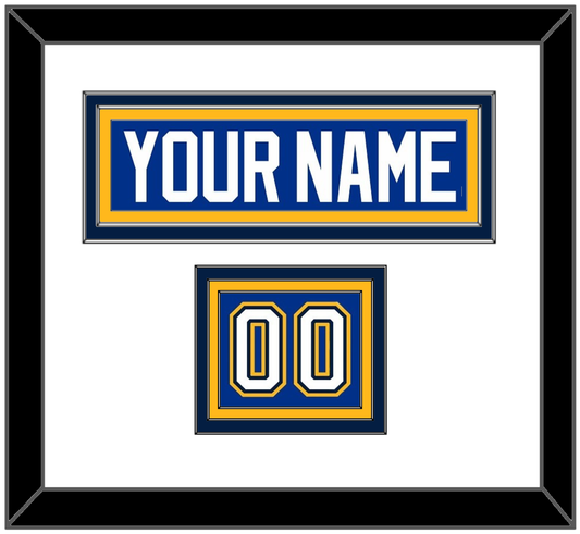 St. Louis Nameplate & Number (Shoulder) - Alternate Blue - Premier Tier 1