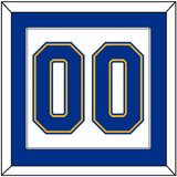 St. Louis Number (Back) - Home White (1973-1984) - Single Mat 1