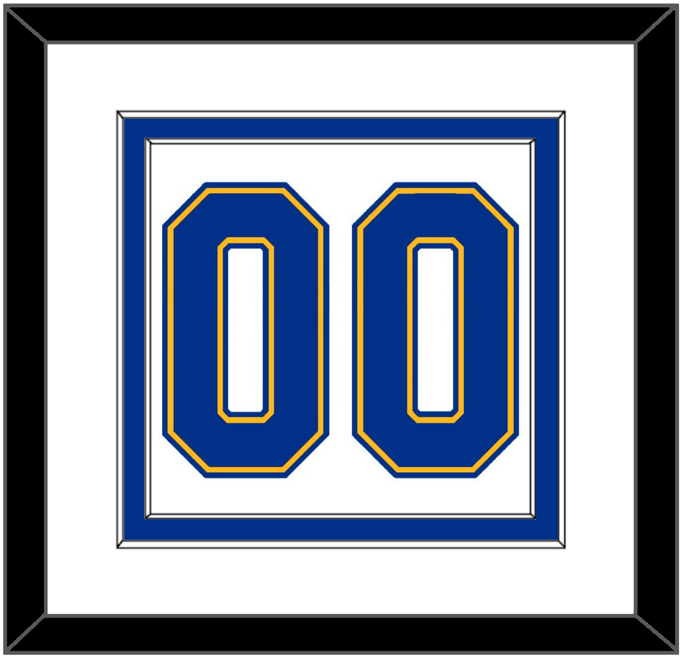 St. Louis Number (Back) - Home White (1973-1984) - Signature Tier 1