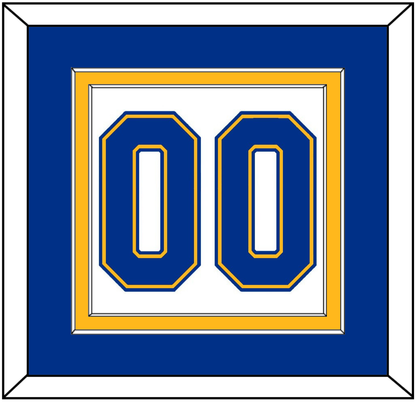 St. Louis Number (Back) - Home White (1967-1973) - Signature Tier 2