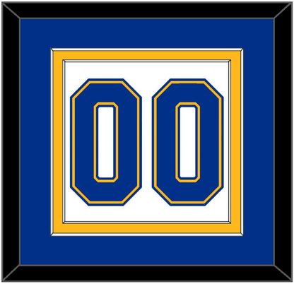 St. Louis Number (Back) - Home White (1967-1973) - Signature Tier 2