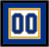 St. Louis Number (Back) - Home White (1967-1973) - Double Mat 2