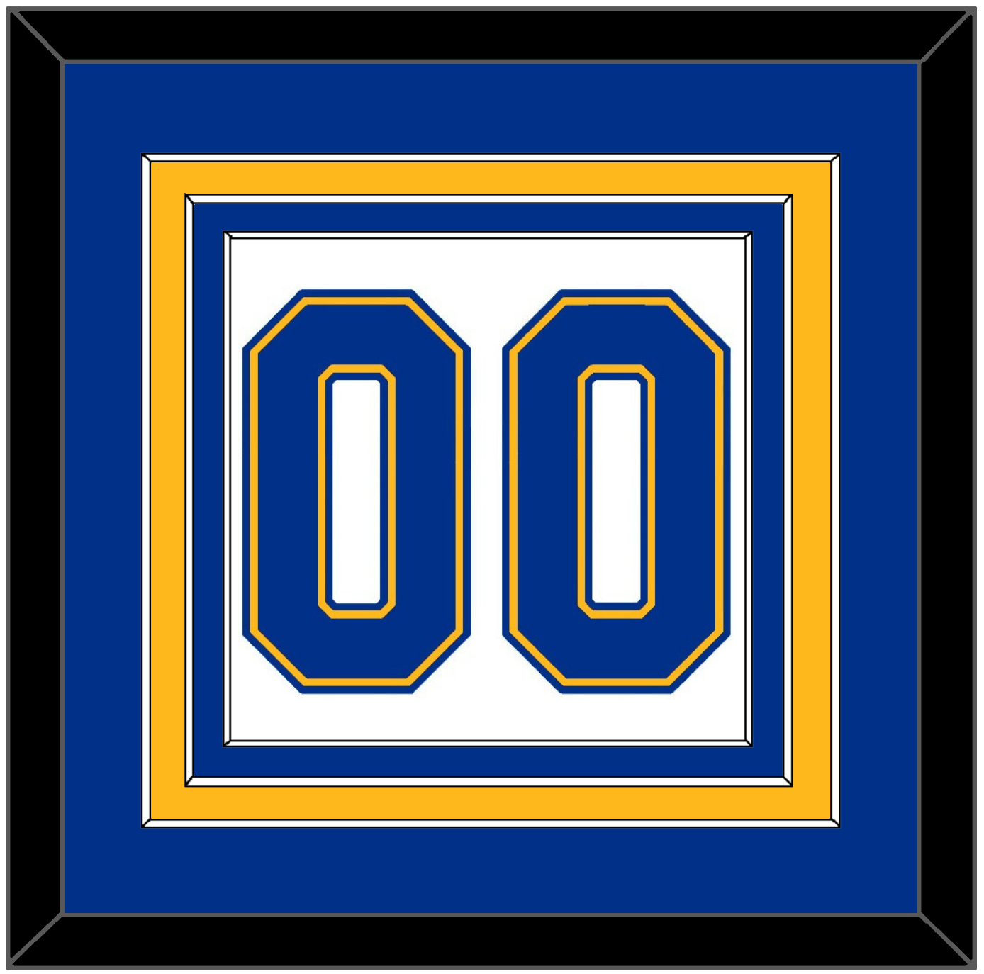 St. Louis Number (Back) - Home White (1973-1984) - Premier Tier 2