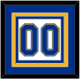 St. Louis Number (Back) - Home White (1967-1973) - Triple Mat 2