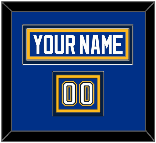 St. Louis Nameplate & Number (Shoulder) - Alternate Blue - Premier Tier 2