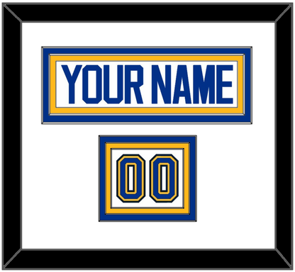St. Louis Nameplate & Number (Shoulder) - Road White (2014-2017) - Premier Tier 1