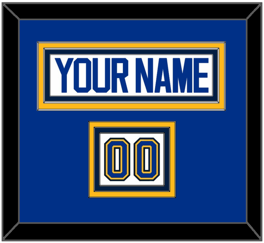 St. Louis Nameplate & Number (Shoulder) - Road White (2017-2025) - Premier Tier 2