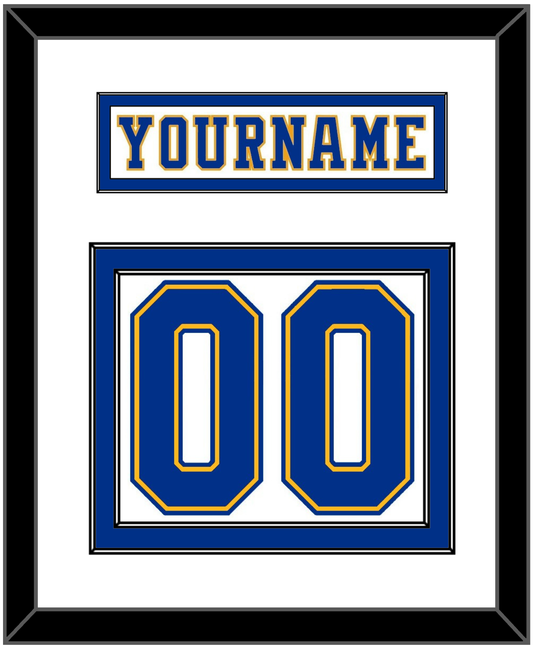 St. Louis Nameplate & Number (Back) - Home White (1974-1984) - Signature Tier 1