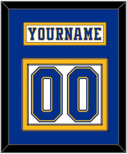 St. Louis Nameplate & Number (Back) - Home White (1974-1984) - Signature Tier 2
