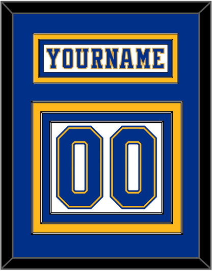 St. Louis Nameplate & Number (Back) - Home White (1974-1984) - Premier Tier 2