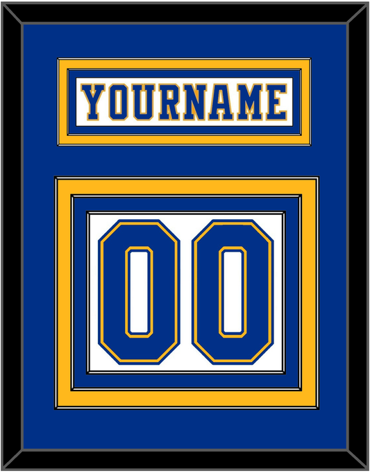 St. Louis Nameplate & Number (Back) - Home White (1974-1984) - Premier Tier 2
