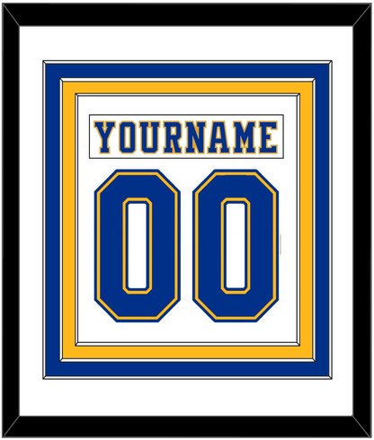 St. Louis Nameplate & Number (Back) Combined - Home White (1974-1984) - Premier Tier 1