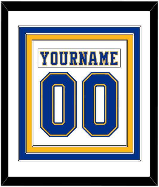 St. Louis Nameplate & Number (Back) Combined - Home White (1974-1984) - Premier Tier 1