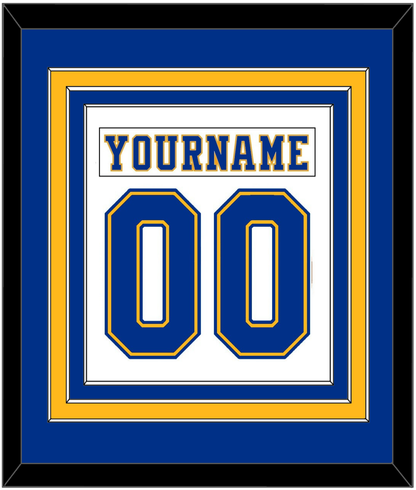 St. Louis Nameplate & Number (Back) Combined - Home White (1974-1984) - Premier Tier 2