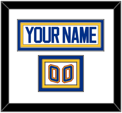 St. Louis Nameplate & Number (Shoulder) - Home White (1995-1998) - Premier Tier 1