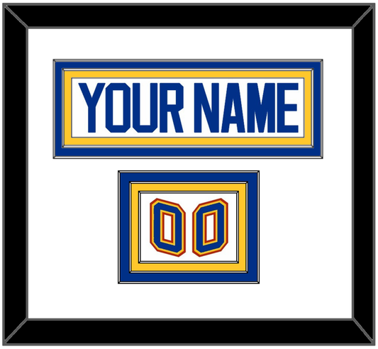 St. Louis Nameplate & Number (Shoulder) - Home White (1995-1998) - Premier Tier 1