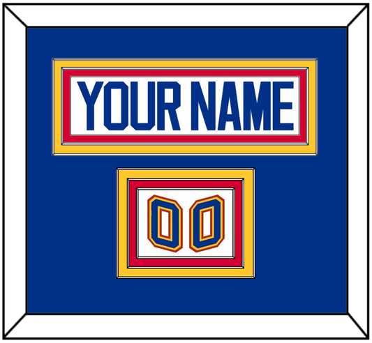 St. Louis Nameplate & Number (Shoulder) - Home White (1995-1998) - Premier Tier 2