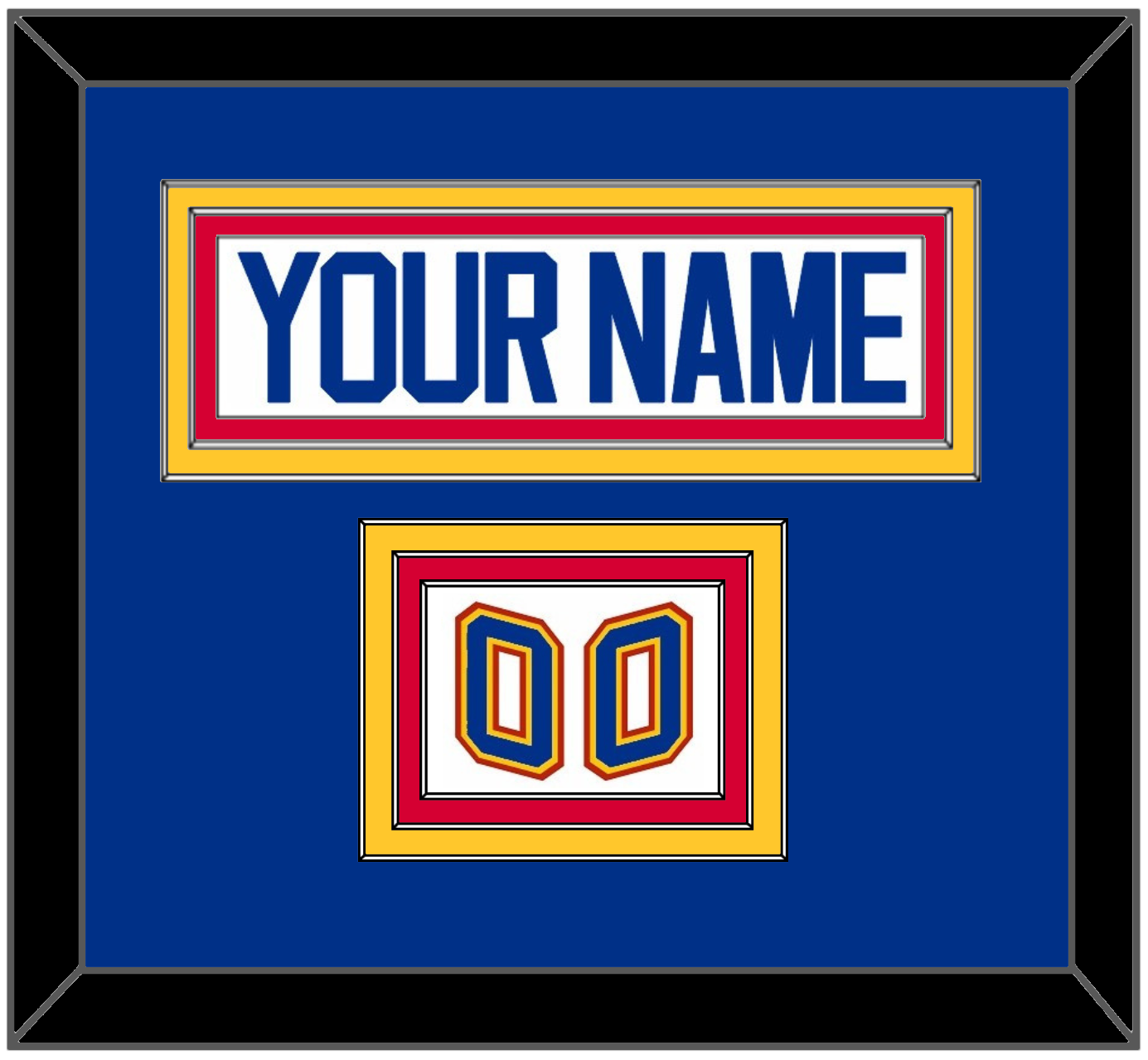 St. Louis Nameplate & Number (Shoulder) - Home White (1995-1998) - Premier Tier 2