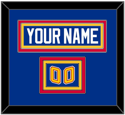St. Louis Nameplate & Number (Shoulder) - Road Blue (1995-1998) - Premier Tier 2