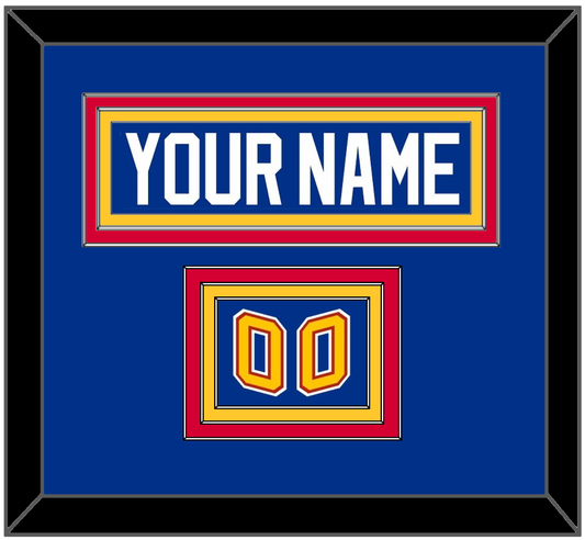St. Louis Nameplate & Number (Shoulder) - Road Blue (1995-1998) - Premier Tier 2
