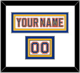 St. Louis Nameplate & Number (Shoulder) - Home White (1992-1995) - Triple Mat 1