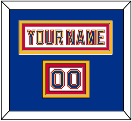 St. Louis Nameplate & Number (Shoulder) - Home White (1992-1995) - Premier Tier 2