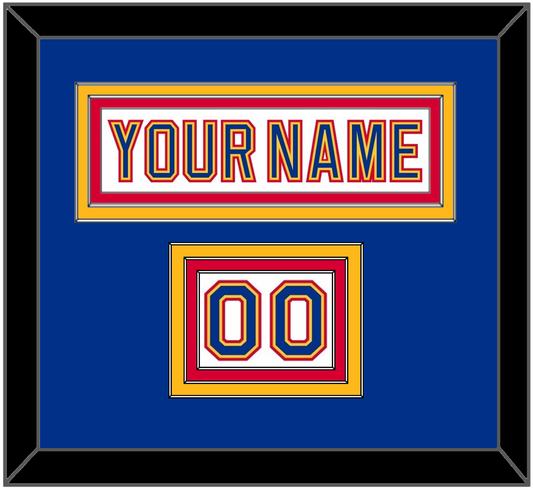 St. Louis Nameplate & Number (Shoulder) - Home White (1992-1995) - Premier Tier 2