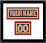 St. Louis Nameplate & Number (Shoulder) - Road Blue (1992-1995) - Triple Mat 1