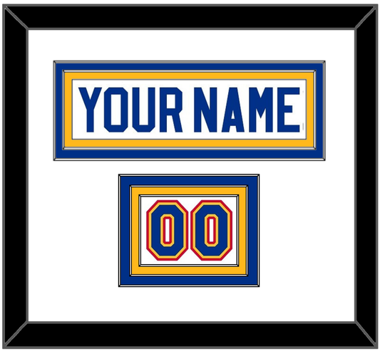 St. Louis Nameplate & Number (Shoulder) - Home White (1985-1987) - Premier Tier 1