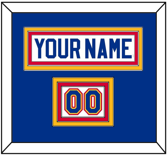 St. Louis Nameplate & Number (Shoulder) - Home White (1985-1987) - Premier Tier 2