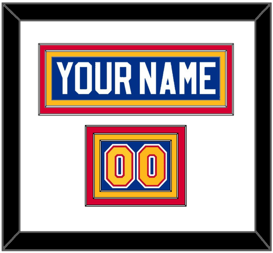 St. Louis Nameplate & Number (Shoulder) - Road Blue (1985-1987) - Premier Tier 1