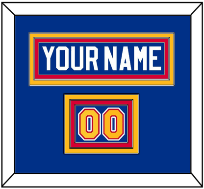 St. Louis Nameplate & Number (Shoulder) - Road Blue (1985-1987) - Premier Tier 2