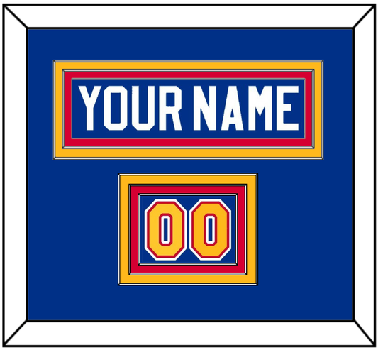 St. Louis Nameplate & Number (Shoulder) - Road Blue (1985-1987) - Premier Tier 2