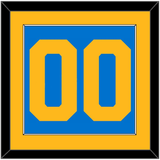 St. Louis Number (Back) - Home Blue - Single Mat 2