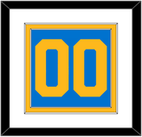 St. Louis Number (Back) - Home Blue - Double Mat 1