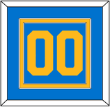 St. Louis Number (Back) - Home Blue - Double Mat 2