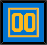 St. Louis Number (Back) - Home Blue - Double Mat 2