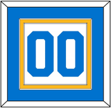 St. Louis Number (Back) - Road White - Double Mat 2